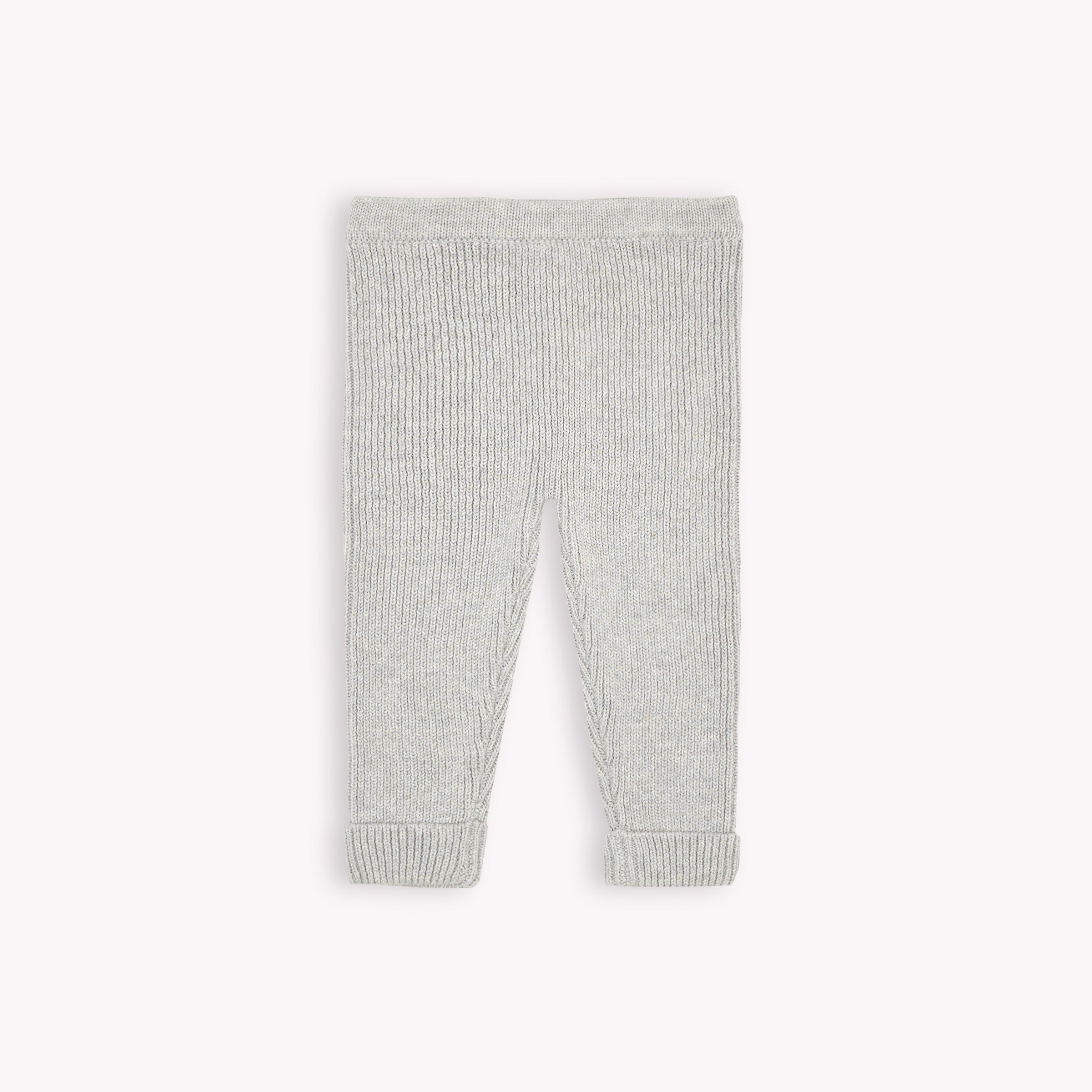 Heather Grey Sweater Knit Leggings – petitlem EN