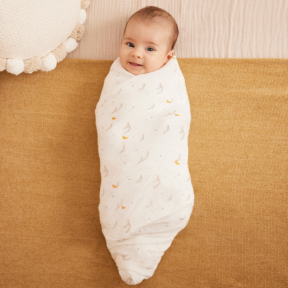 Couverture Multi-usage Adirondack Baby Pour Bébé Avec Motif Crâne Rose Gris Sarcelle - Douce Et Facile D'entretien