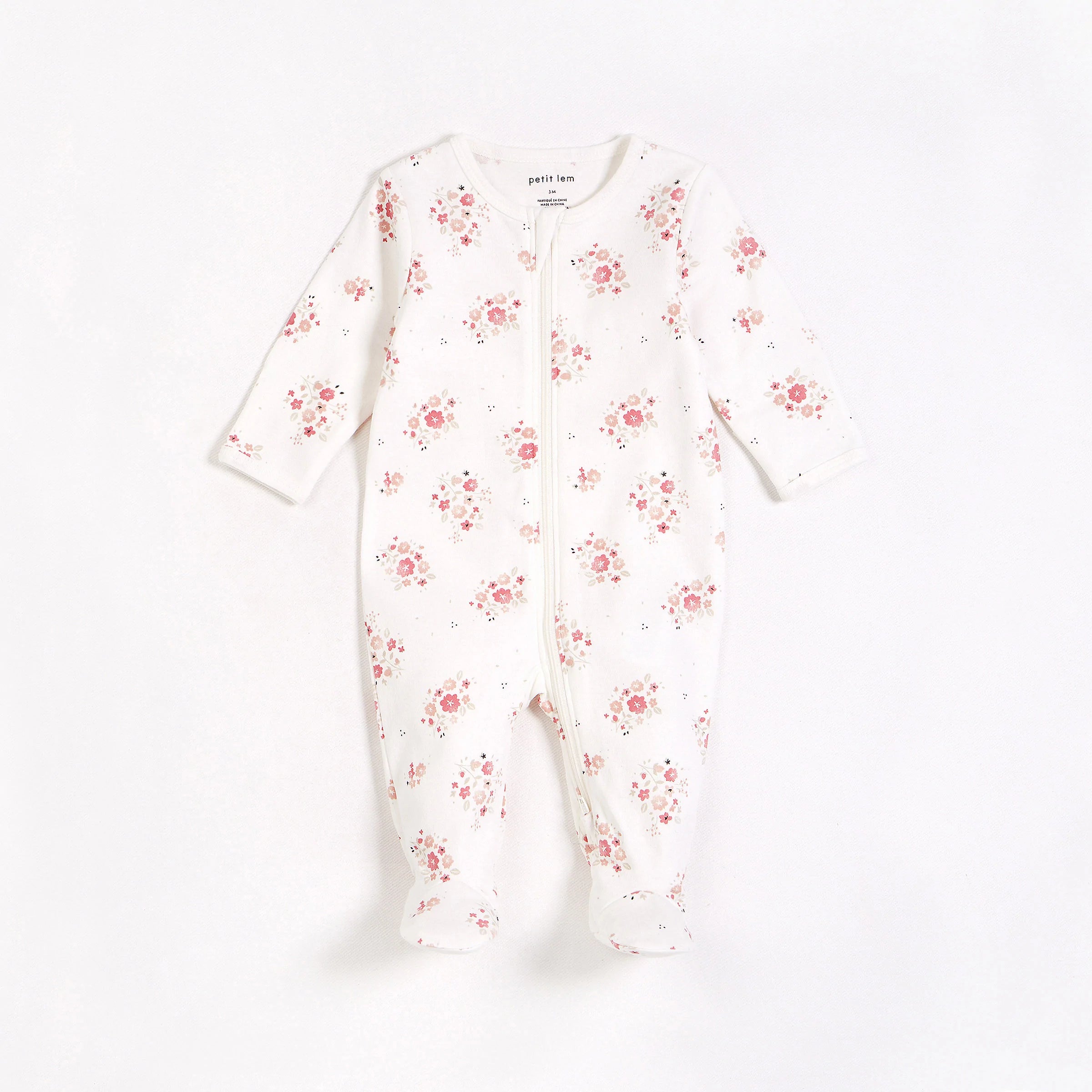 New Bloom Floral Print on Off White Sleeper